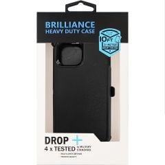 Brilliance HEAVY DUTY Samsung A14  Pro Series Case Black