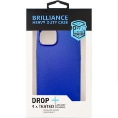 Brilliance HEAVY DUTY iPhone 12 Mini Slim Series Case Blue