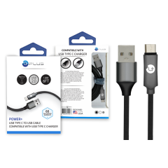 UPLUS TYPE C TO USB CABLE  POWER + BLACK