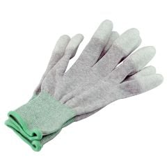 Antistatic Carbon Fiber Gloves /PU Coated Gloves - MEDIUM