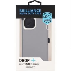 Brilliance HEAVY DUTY iPhone 12 / iPhone 12 Pro (Pro Series) Case Grey
