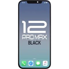 Brilliance iPhone 12 Pro Max LCD Removable IC with Touch Black