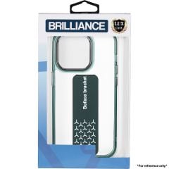 Brilliance LUX iPhone 15 Pro Max Acrylic Belt Case Green