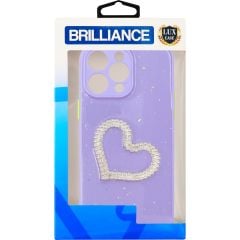 Brilliance LUX For iPhone XR Precise Hole Inner Anti-Drop Glue Two-In-One Case Purple