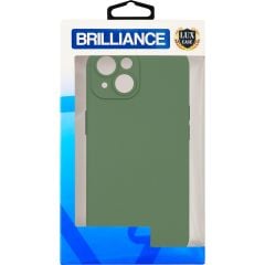 Brilliance LUX iPhone 15 Plus Liquid Silicone Case Light Green