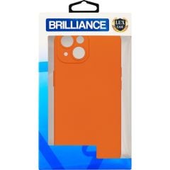 Brilliance LUX iPhone 15 Liquid Silicone Case Orange