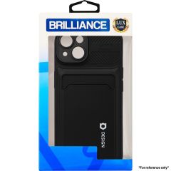 Brilliance LUX For iPhone XR Eagle Eye Card Holder Case Black