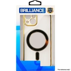 Brilliance LUX For iPhone 14 Pro Max Electroplated Magnetic Case Gold