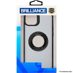 Brilliance LUX For iPhone 14 Pro Max G Style Skin Feel with Nice CD Design Black
