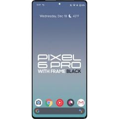 Google Pixel 6 Pro LCD With Touch + Frame Black Refurbished OLED
