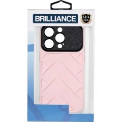 Brilliance LUX iPhone 15 Pro Woven Pattern Case Pink
