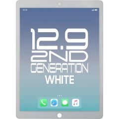 Brilliance Pro iPad Pro 12.9" 2nd Generation Best Quality LCD With Touch (With Soldering Flex) White