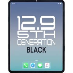 iPad Pro 12.9" 5th Gen LCD with Touch + Daughter Board Pre Installed Black C Grade (OEM PULL)