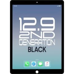 Brilliance Pro iPad Pro 12.9" 2nd Generation Best Quality LCD With Touch (With Soldering Flex) Black