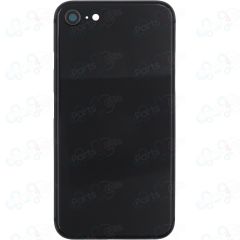 iPhone 8 Back Housing w/ Small Parts Black NO LOGO