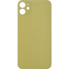 iPhone 11 Back Glass Door without Camera Lens Yellow  NO LOGO
