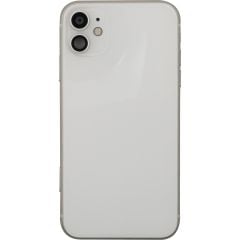 iPhone 11 Back Housing w/ Small Parts White  NO LOGO