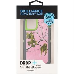 Brilliance HEAVY DUTY iPhone 11 Pro Camo Series Case Pink and Green