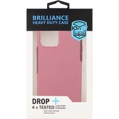Brilliance HEAVY DUTY iPhone 12 / iPhone 12 Pro Slim Series Case Pink