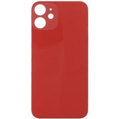 iPhone 12 Mini  Back Glass Door without Camera Lens Red  NO LOGO