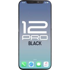 iPhone 12 / 12 Pro LCD with Touch Black (OEM Refurbished)