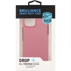 Brilliance HEAVY DUTY iPhone 12 Mini Slim Series Case Pink