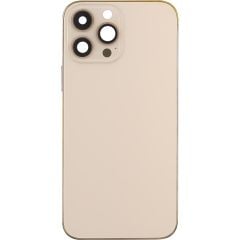 iPhone 13 Pro Max Back Housing W/ Small Parts Gold (NO LOGO)