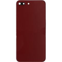 iPhone 8 Plus Back Glass without Camera Lens Red  NO LOGO