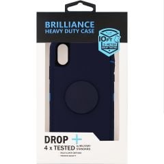 Brilliance HEAVY DUTY iPhone XS Max Pop Pro Series Case Blue