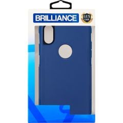 Brilliance HEAVY DUTY iPhone XR Traveler Series Case Navy Blue