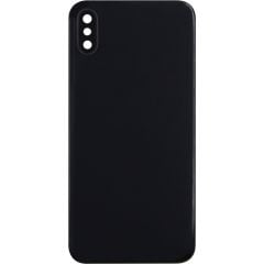 iPhone XS Back Glass with Camera Lens Black NO LOGO