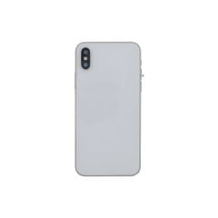 iPhone X Back Housing w/ Small Parts White  NO LOGO