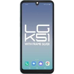 LG K51 / Q51 LCD with Touch + Frame Frozen White