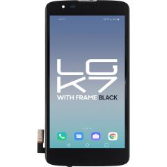 LG K7 / TRIBUTE 5 (LS675 / K330)LCD With Touch + Frame Black