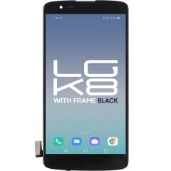 LG K8 (2016) / Escape 3/Phoenix 2 LCD with Touch + Frame Black