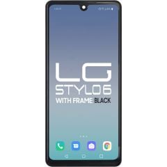 LG Stylo 6 LCD with Touch + Frame Black