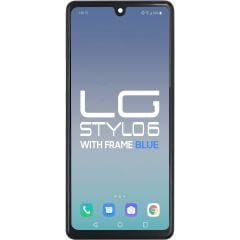 LG Stylo 6 LCD with Touch + Frame Blue