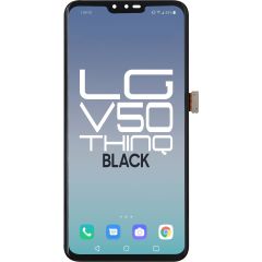 LG V50 ThinQ 5G/ V40 THINQ LCD With Touch Black (Refurbished OLED)