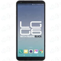 LG G6 LCD With Touch + Frame Black