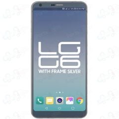LG G6 LCD With Touch + Frame Silver