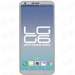 LG G6 LCD With Touch + Frame White