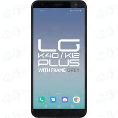 LG K40 2019 / K12 Plus LCD With Touch + Frame Grey