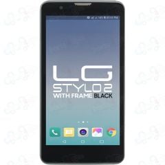 LG Stylo 2 LS775 LCD with Touch + Frame Black