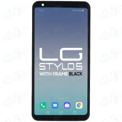 LG Stylo 5 LCD with Touch + Frame Black