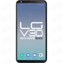 LG V30 Lcd with Touch + Frame Black (Refurbished OLED)