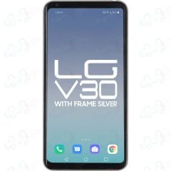LG V30 LCD with Touch + Frame Silver