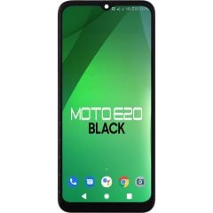 Motorola Moto E20 (XT2155) LCD with Touch + Frame Black Best Quality
