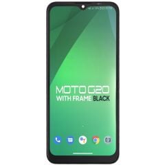 Motorola Moto G20 LCD With Touch + Frame Black XT2128