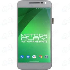 Motorola Moto G4 Play LCD with Touch + Frame White XT1607