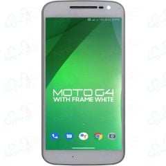 Motorola Moto G 4th Gen LCD with Touch + Frame White XT1625